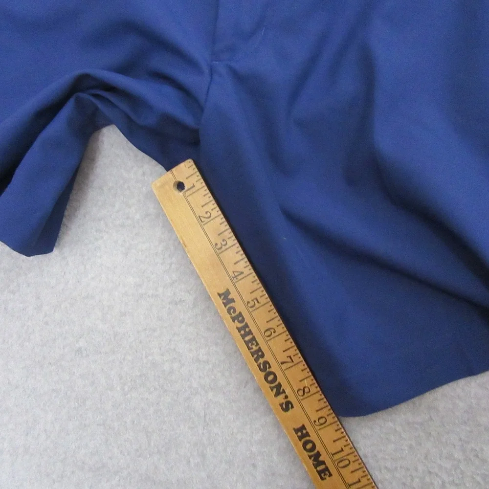 Hart Schaffner‎ Marx Mens Golf Shorts 42 x 9 Blue Performance Flat Front